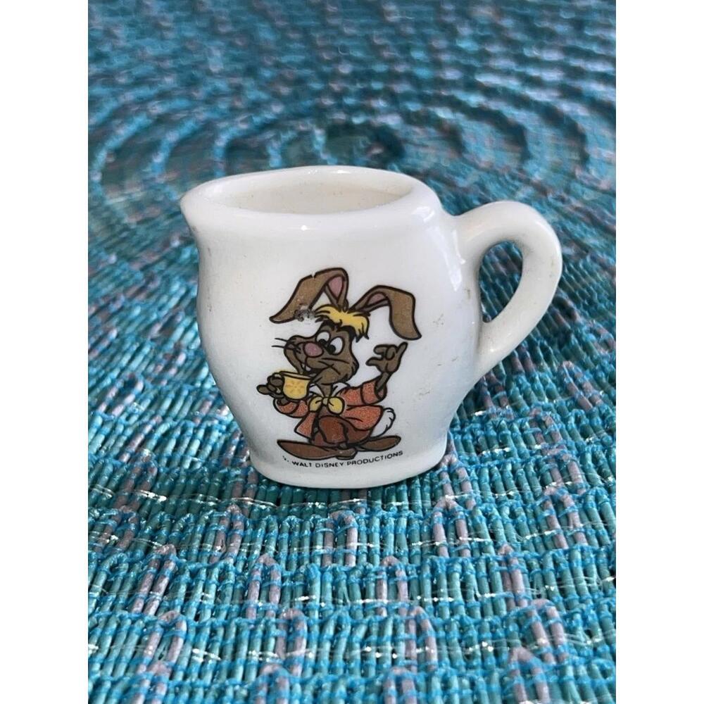 Vintage 1980s Disney's‎ Alice in Wonderland The March Hare Mini Teapot Pitcher